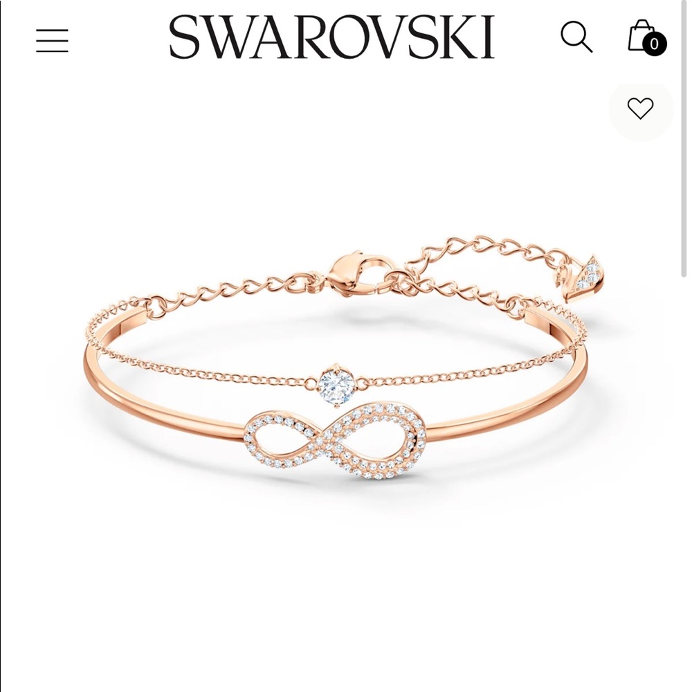 Swarovski infinity bangle - Picture 2 of 7